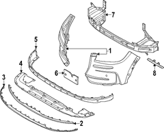 Valance Panel Partial paint - Front, Lower