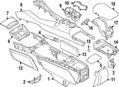 Console Panel Indigo <br>Panel used for the Closure Extension Side trim - Right, Front