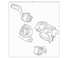 Steering Column Switch Housing Heated Wheel