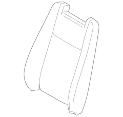 Seat Back Cushion Cover - Left, Rear