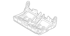 Seat Frame Cushion And Spring - Rear (All Long)