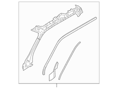 Body A-Pillar Reinforcement Side Rail - Left, Upper, Inner