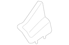Seat Trim Panel Cover - Right, Front