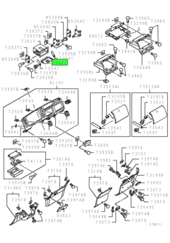 LID,INSTRUMENT PANEL CTR CONSOLE,INR 1