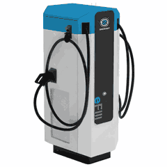 Electric Fuel Dispenser - High Power, 1CCS1, 500A, Liquid Cooled, 25 ft Cable