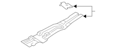 Floor Sidemember Side Rail - Left, Front (Regular Wagon)