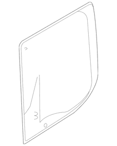 Door Glass Window - Right, Rear, Back