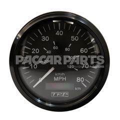 GAUGE-SPEEDO 0-80 MPH BLACK