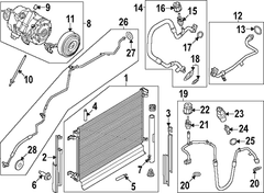 AIR CONDITIONING (A/C) Seal Condenser <br> Seal. Side - Right 5.0L