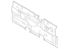 Crew Cab Insulator - Rear, Back