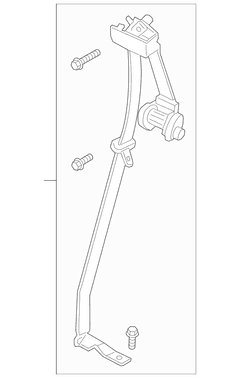 Seat Belt Lap and Shoulder - Left, Rear