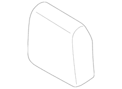 Seat Headrest Cover - Right, Rear