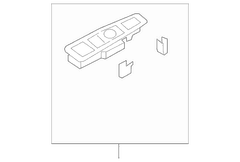 Door Window Switch Bezel Housing - Left, Rear