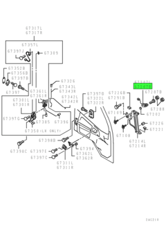 MOTOR,FR DOOR POWER WINDOW REGULATOR,RH 1