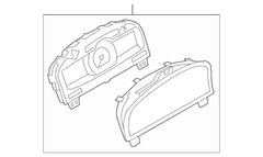 Instrument Cluster - 2.5L (6-MT)