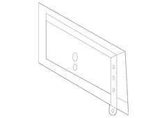 Plug Switch Hole Blanking Separator - Upper