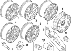 Performace package Wheel Rim <br>A / of a vehicle, which may or not come with tire mounted to it - Front