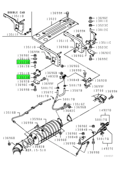 CUSHION,EXHAUST MUFFLER 1