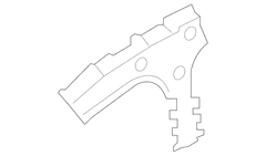 Roof Panel Reinforcement Side Rail - Right, Inner