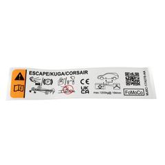 Engine Decal Jack Operation Sticker