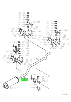 PIPE,EXHAUST TAIL 1