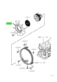 FAN,COOLING 1