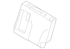 Seat Back Cushion Cover - Left, Front, Rear