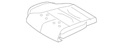 Seat Cushion Foam Pad <br>Foam for Heating Adjust Duct Side air bag