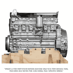 Remanufactured Long Block MBE926 EPA07 without Constant Throttle and RS Flywheel Housing