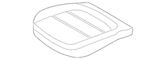 Seat Cover Cushion - Right, Front