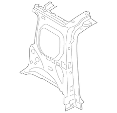 Quarter Panel - Left, Rear, Inner