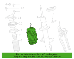 Coil Spring - Left, Right, Front