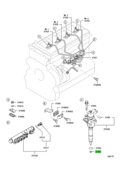 GASKET,FUEL INJECTION NOZZLE 1