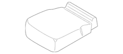 Seat Cover Cushion - Front, Center (XL)
