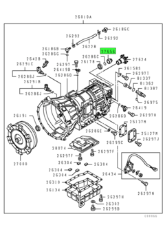 NUT,A/T POWER TRAIN 1