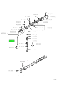 PUSH ROD,ROCKER ARM 1