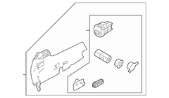 Interior Quarter Panel Trim Insert Access Hole Cover - Left (SEL)
