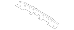 Floor Pan Crossmember Engine Support - Rear, Center