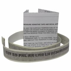 Trim Stripe Tape Decal - Left, Rear