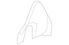 Seat Back Recliner Adjustment Mechanism Cover - Left, Rear