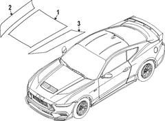 Hood Decal <br>A picture, design, or label that will stick to the surface of Graphics overlay
