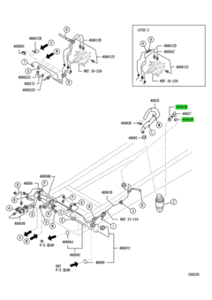 CLIP,P/S OIL LINE 1