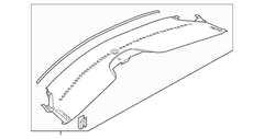 Instrument Panel Cover Air Conditioner Duct Dashboard