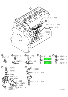 GASKET,P/S OIL LINE 2