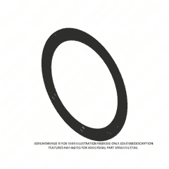 Turbo Exhaust Elbow Gasket, 5.16 Inch ID, DDEC III