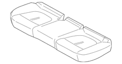 Seat Cover Cushion - Rear