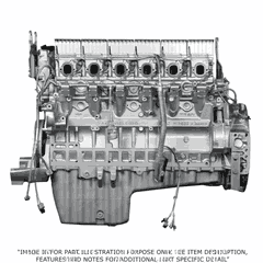 3/4 Engine for MBE 4000 12.8L EPA04 with Manual Transmission for Western Star