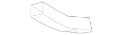 Frame Rail Bracket Protector Crossmember - Left