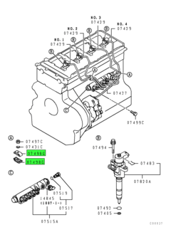 CLAMP,FUEL INJECTION TUBE 1