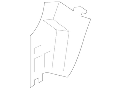 Frame Side Member Reinforcement Body Panel - Left, Inner